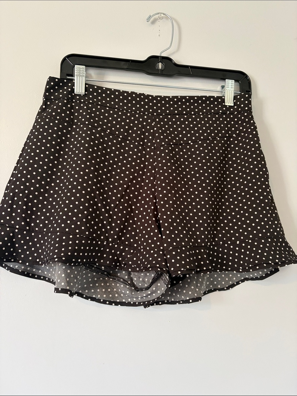 FAVLUX Black & White Polka Dot Skort